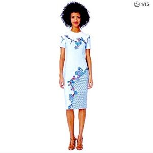 Yigal Azrouel Printed Scuba Dress